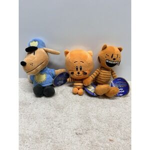 Dog Man Dogman Movie 2025 Plush Stuffed Animal 7" Set of 3 Dreamworks NWT